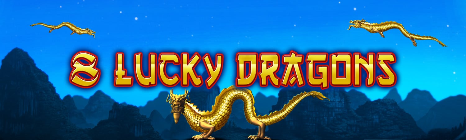 8 Lucky Dragons Banner